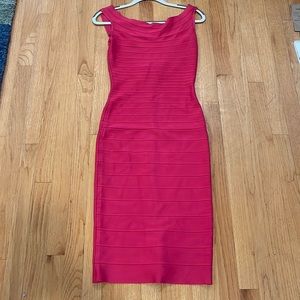 Herve Leger Pink Dress!